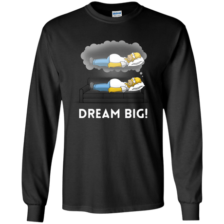 T-Shirts Black / YS Dream Big! Youth Long Sleeve T-Shirt