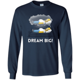 T-Shirts Navy / YS Dream Big! Youth Long Sleeve T-Shirt