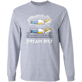 T-Shirts Sport Grey / YS Dream Big! Youth Long Sleeve T-Shirt