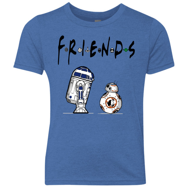 T-Shirts Vintage Royal / YXS Droid Friends Youth Triblend T-Shirt