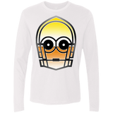 T-Shirts White / Small Droid Men's Premium Long Sleeve