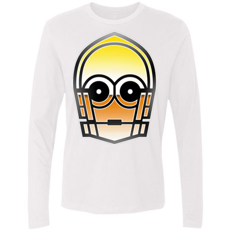 T-Shirts White / Small Droid Men's Premium Long Sleeve