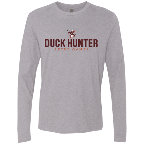 T-Shirts Heather Grey / Small Duck hunter Men's Premium Long Sleeve