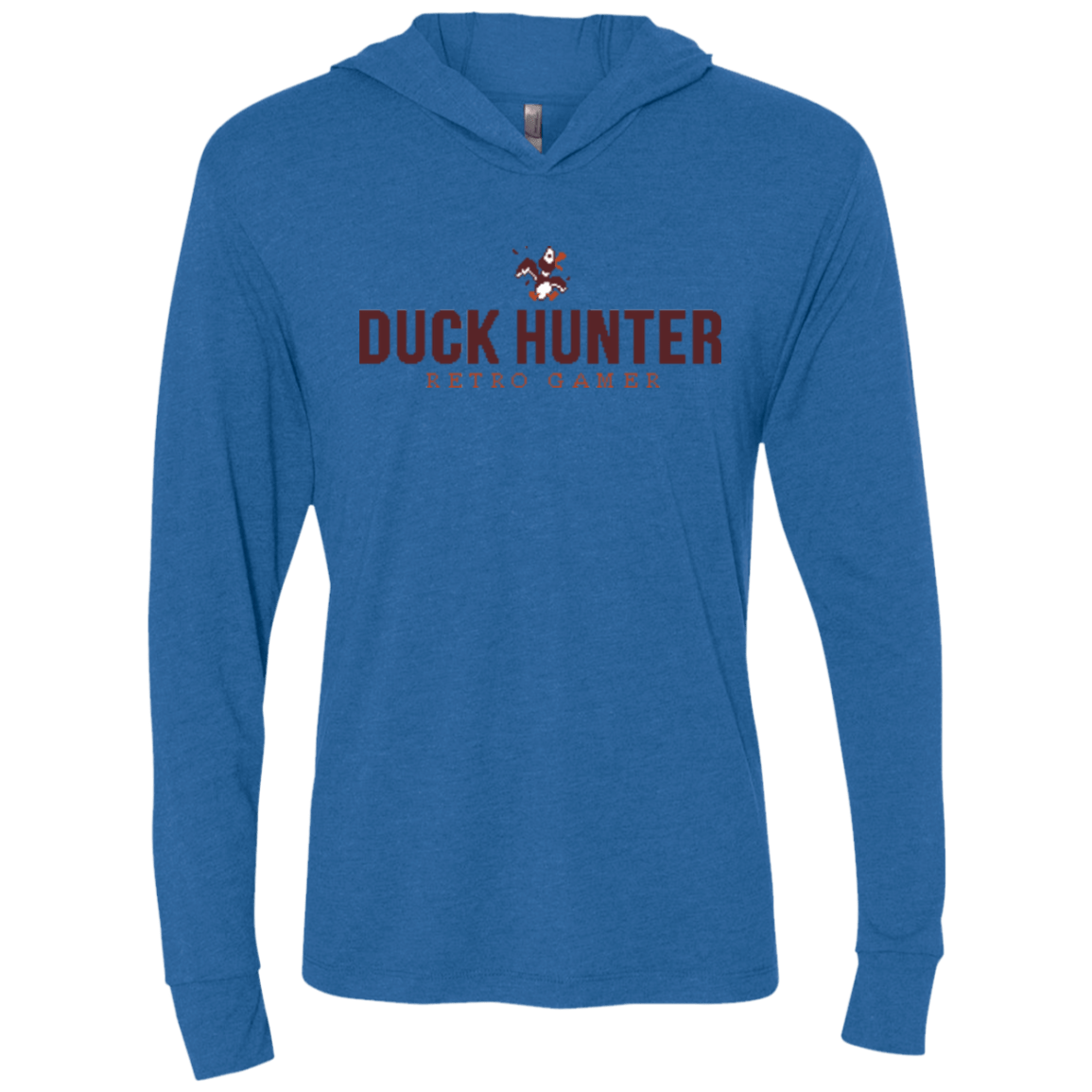 T-Shirts Vintage Royal / X-Small Duck hunter Triblend Long Sleeve Hoodie Tee