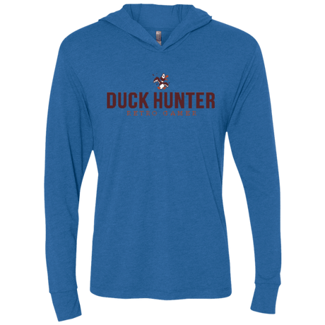 T-Shirts Vintage Royal / X-Small Duck hunter Triblend Long Sleeve Hoodie Tee
