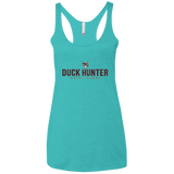 T-Shirts Tahiti Blue / X-Small Duck hunter Women's Triblend Racerback Tank