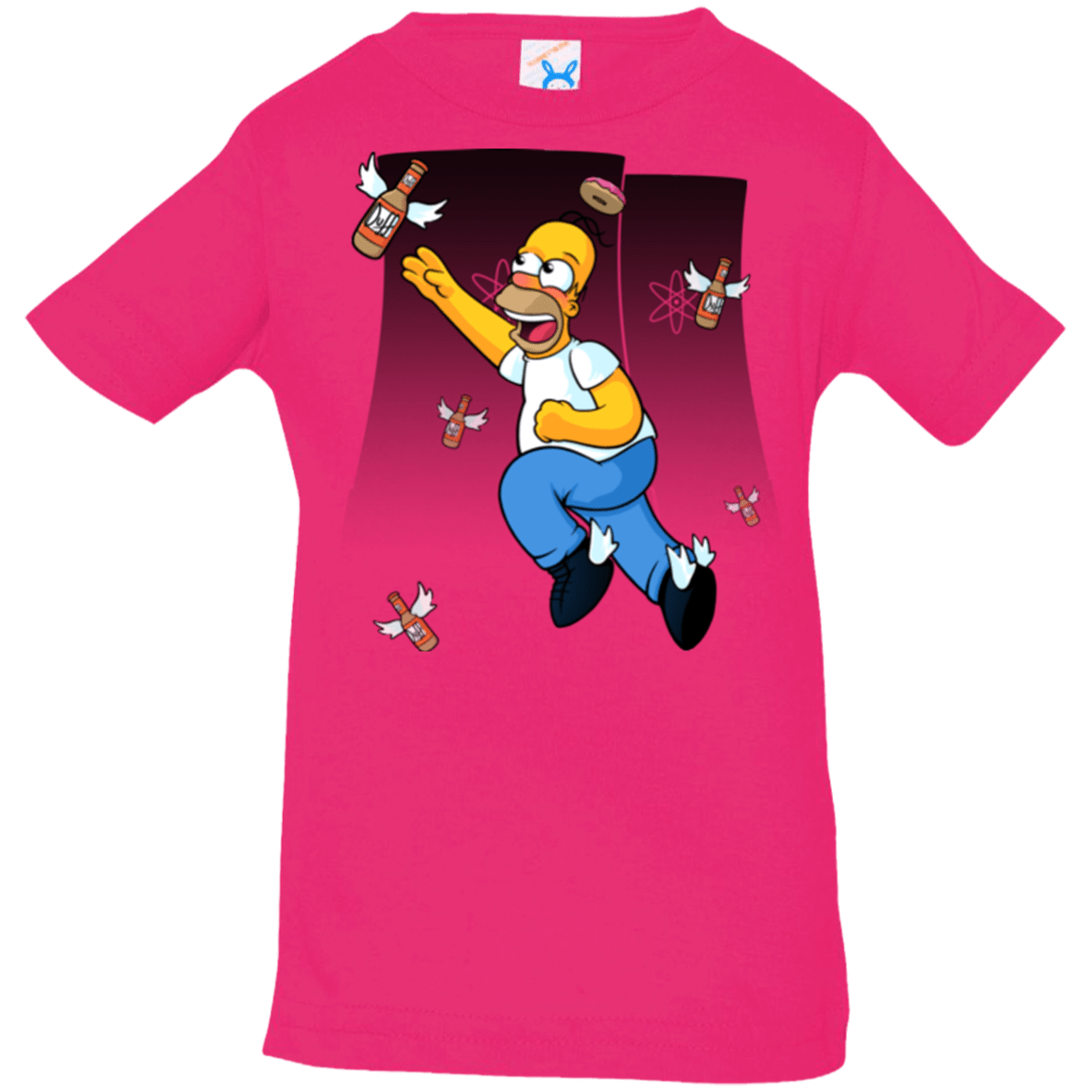 T-Shirts Hot Pink / 6 Months Duff Gives Wings Infant Premium T-Shirt