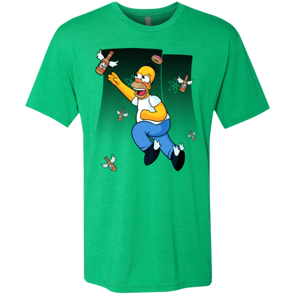 T-Shirts Envy / Small Duff Gives Wings Men's Triblend T-Shirt