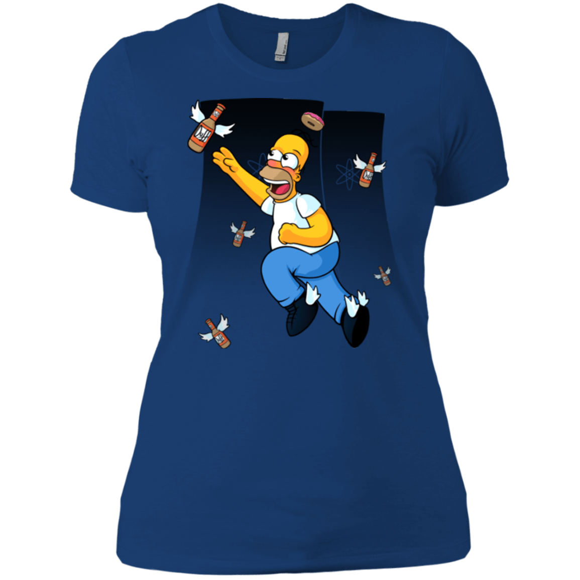 T-Shirts Royal / X-Small Duff Gives Wings Women's Premium T-Shirt