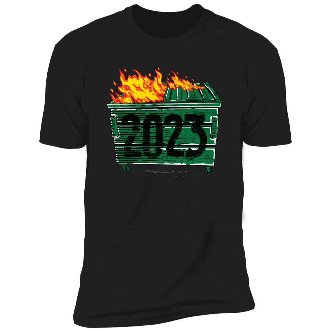 T-Shirts Black / X-Small Dumpster Fire 2023 Men's Premium T-Shirt
