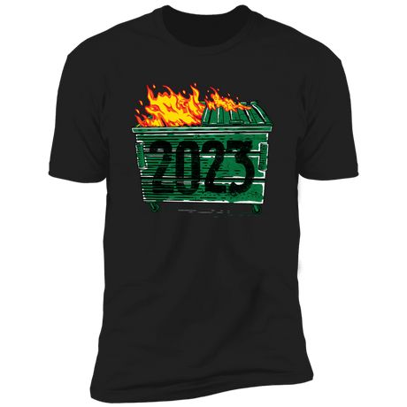 T-Shirts Black / X-Small Dumpster Fire 2023 Men's Premium T-Shirt