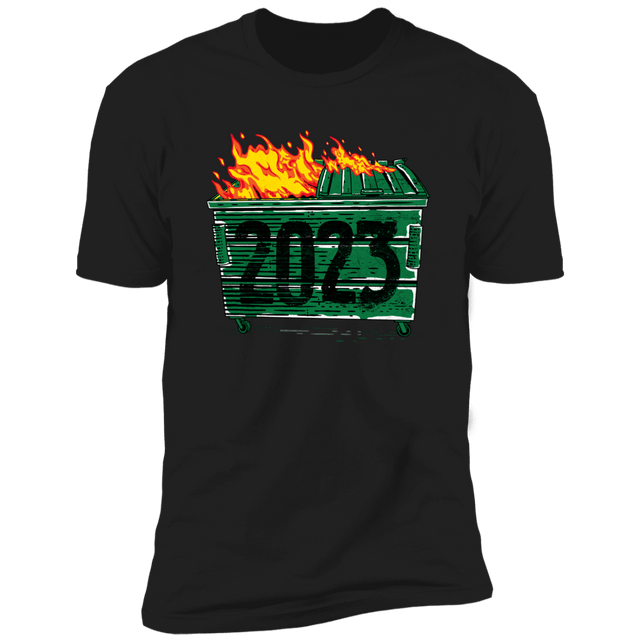 T-Shirts Black / X-Small Dumpster Fire 2023 Men's Premium T-Shirt