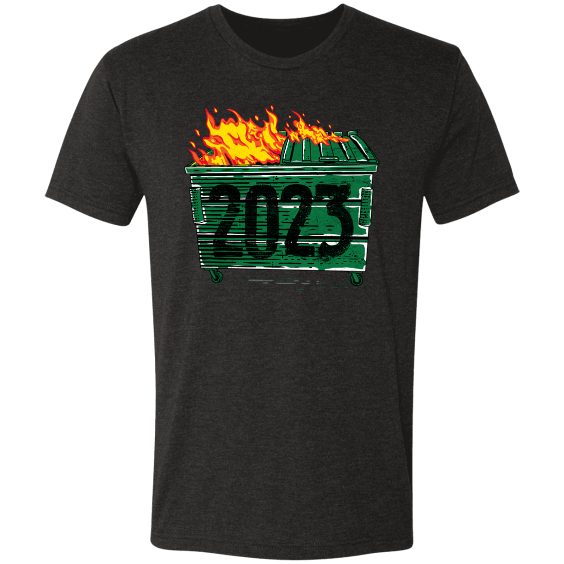 T-Shirts Vintage Black / S Dumpster Fire 2023 Men's Triblend T-Shirt