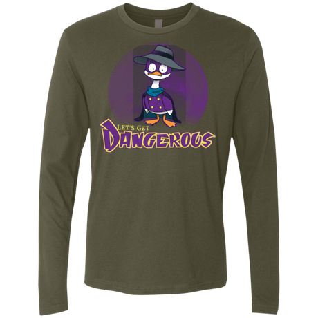 T-Shirts Military Green / Small DW Duck Men's Premium Long Sleeve
