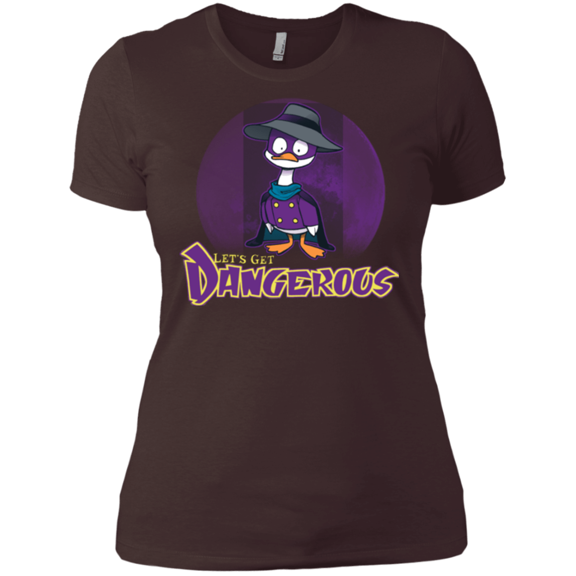 T-Shirts Dark Chocolate / X-Small DW Duck Women's Premium T-Shirt