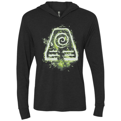 T-Shirts Vintage Black / X-Small Earth Tribe Triblend Long Sleeve Hoodie Tee