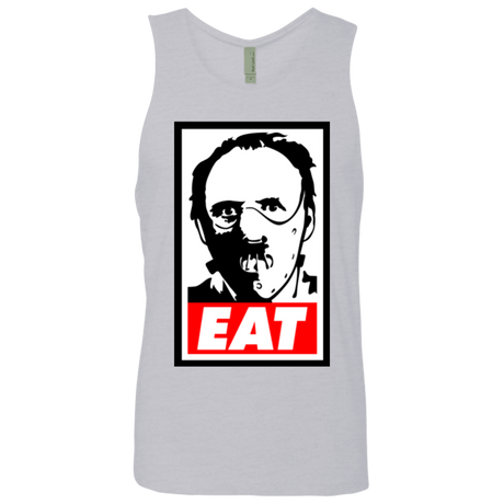 T-Shirts Heather Grey / Small Eat Men's Premium Tank Top