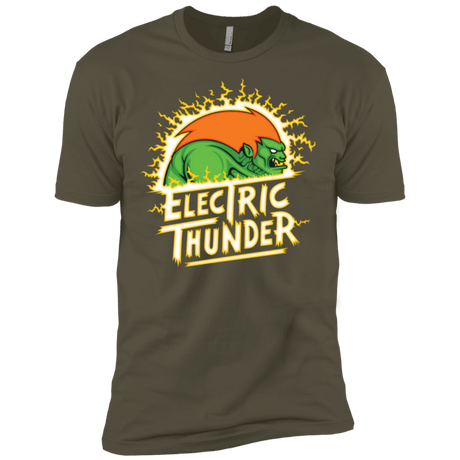 T-Shirts Military Green / X-Small Electric Thunder Men's Premium T-Shirt