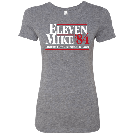 T-Shirts Premium Heather / Small Eleven Mike 84 - Should I Stay or Should Eggo Women's Triblend T-Shirt