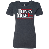 T-Shirts Vintage Navy / Small Eleven Mike 84 - Should I Stay or Should Eggo Women's Triblend T-Shirt