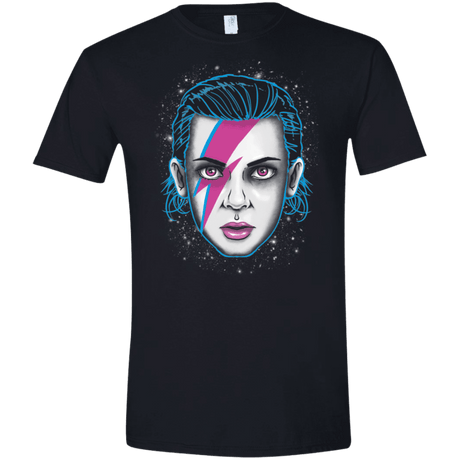 T-Shirts Black / X-Small Eleven Space Men's Semi-Fitted Softstyle