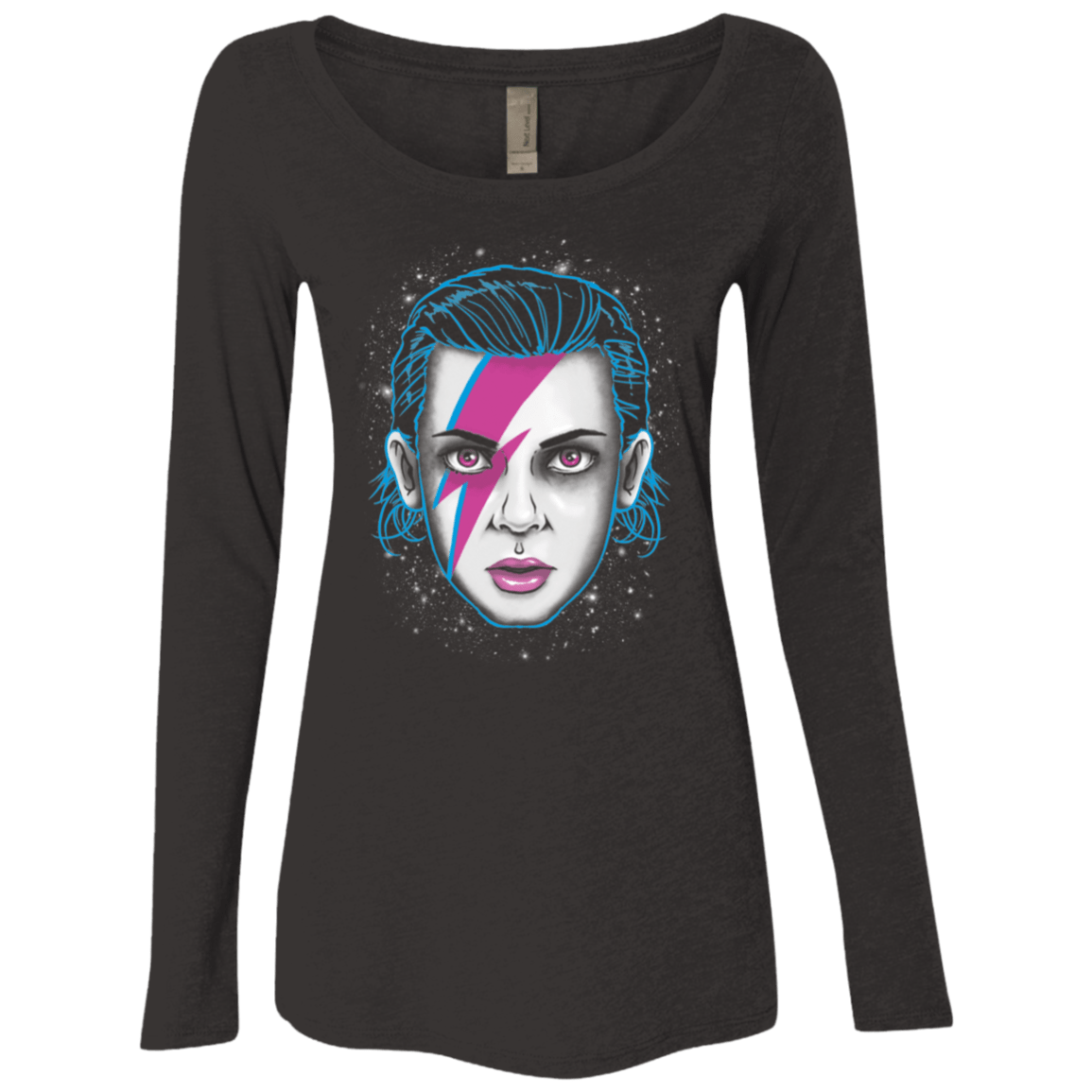 T-Shirts Vintage Black / S Eleven Space Women's Triblend Long Sleeve Shirt