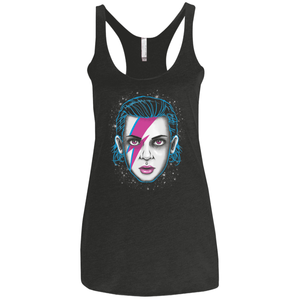 T-Shirts Vintage Black / X-Small Eleven Space Women's Triblend Racerback Tank