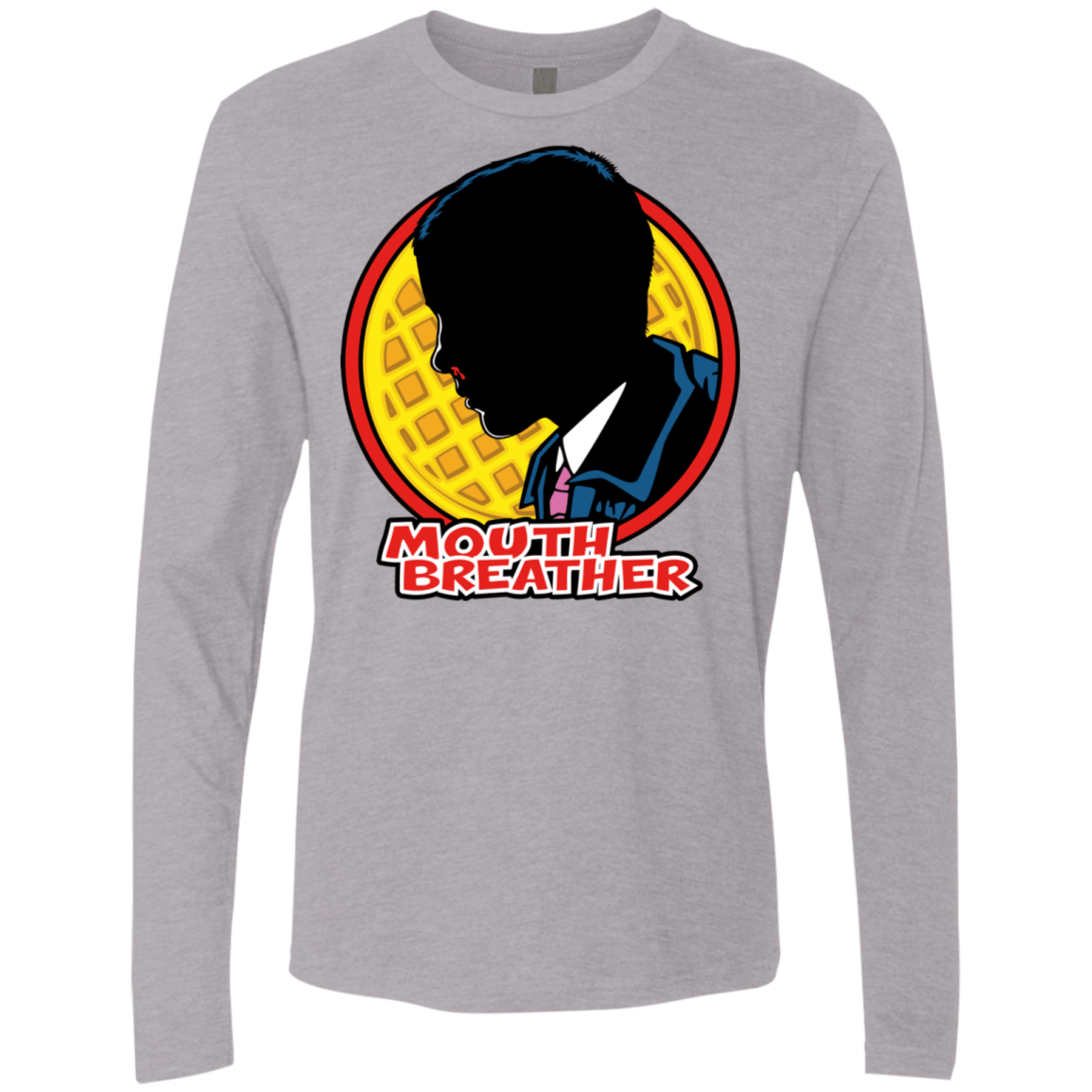 T-Shirts Heather Grey / S Eleven Tracy Logo Men's Premium Long Sleeve