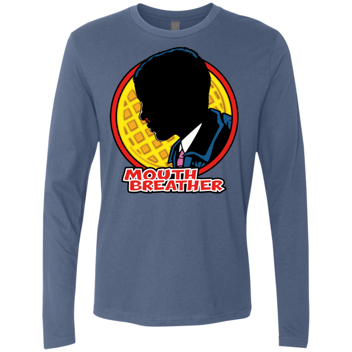T-Shirts Indigo / S Eleven Tracy Logo Men's Premium Long Sleeve