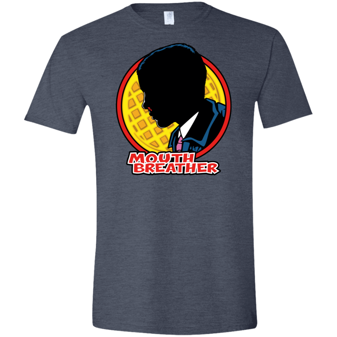 T-Shirts Heather Navy / S Eleven Tracy Logo Men's Semi-Fitted Softstyle