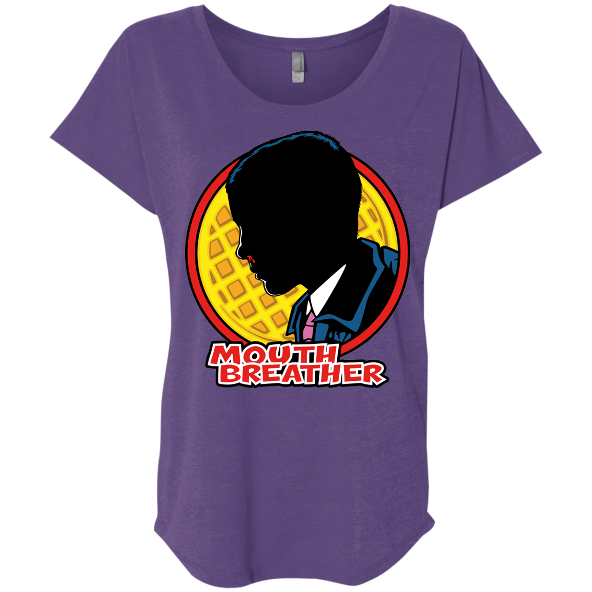 T-Shirts Purple Rush / X-Small Eleven Tracy Logo Triblend Dolman Sleeve