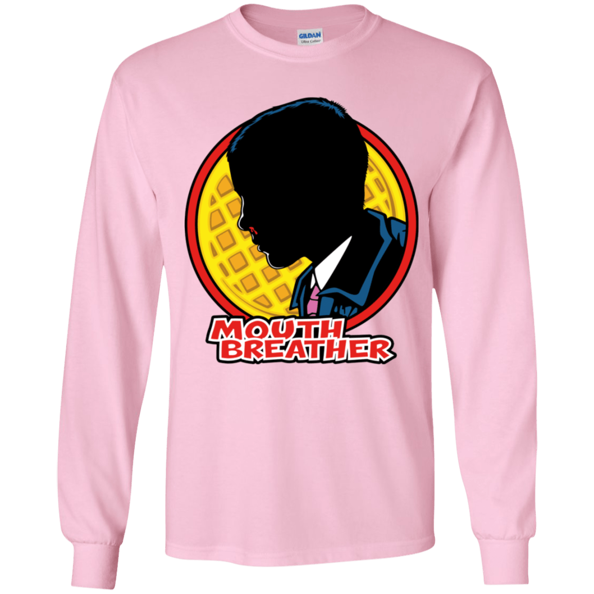 T-Shirts Light Pink / YS Eleven Tracy Logo Youth Long Sleeve T-Shirt