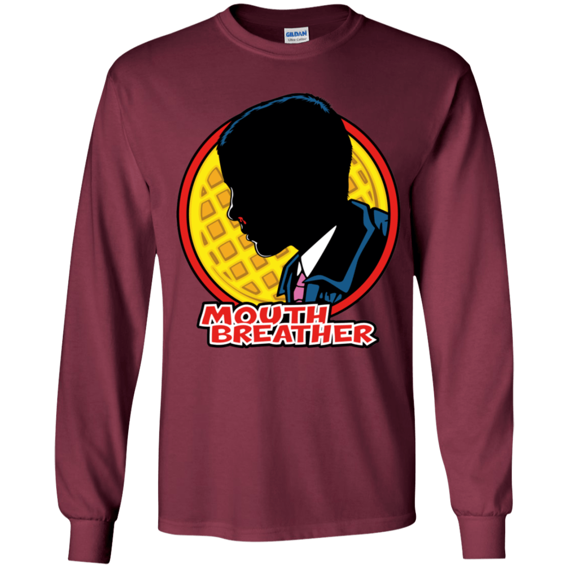 T-Shirts Maroon / YS Eleven Tracy Logo Youth Long Sleeve T-Shirt