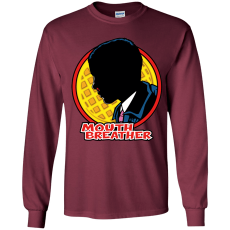 T-Shirts Maroon / YS Eleven Tracy Logo Youth Long Sleeve T-Shirt