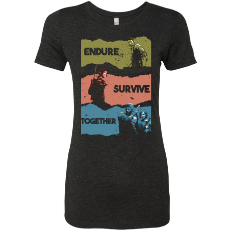 T-Shirts Vintage Black / Small Endure Survive GBU Women's Triblend T-Shirt