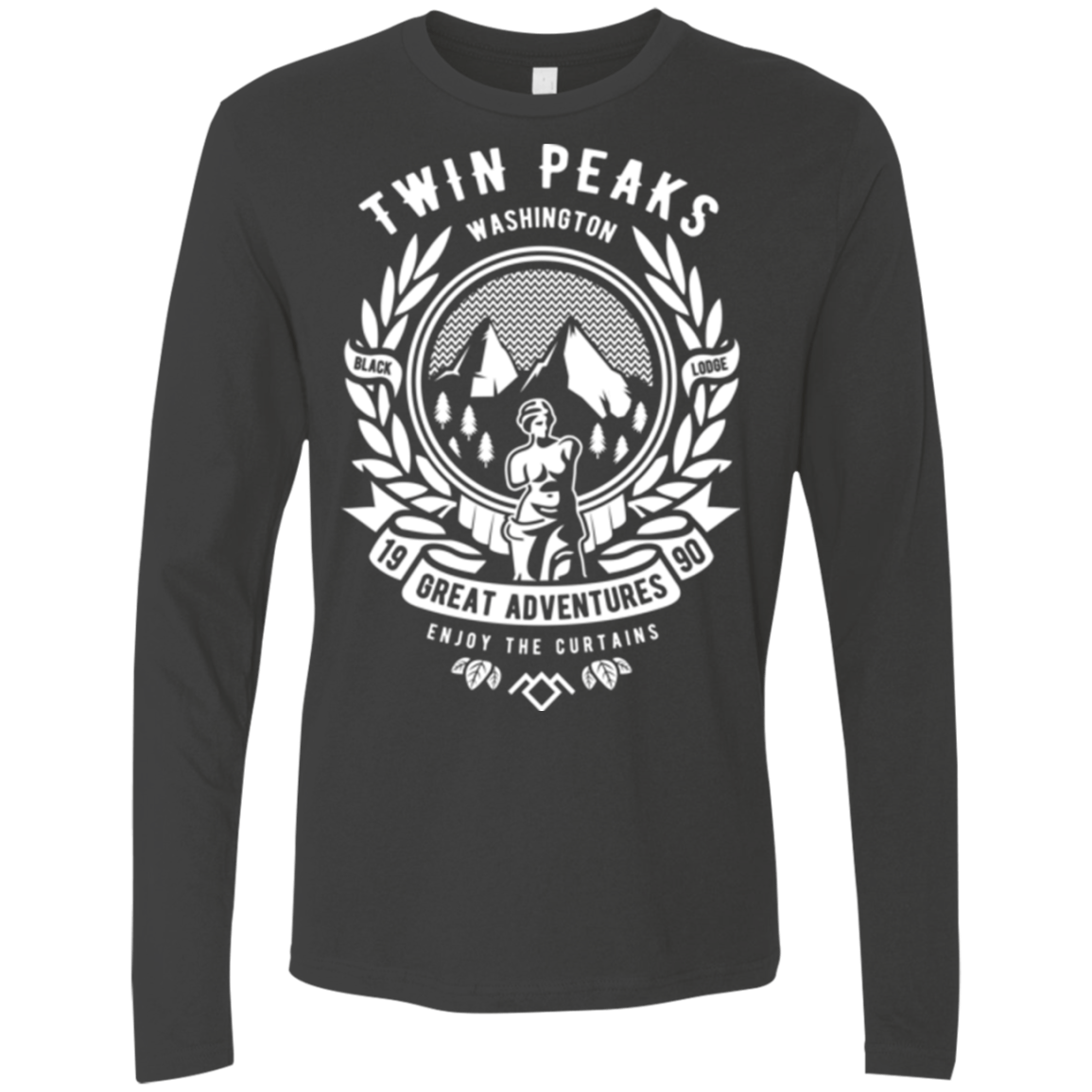 T-Shirts Heavy Metal / Small ENJOY THE CURTAINS Men's Premium Long Sleeve