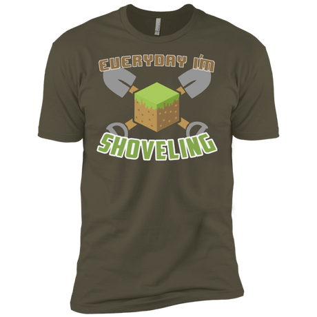 T-Shirts Military Green / X-Small Everyday Shoveling Men's Premium T-Shirt