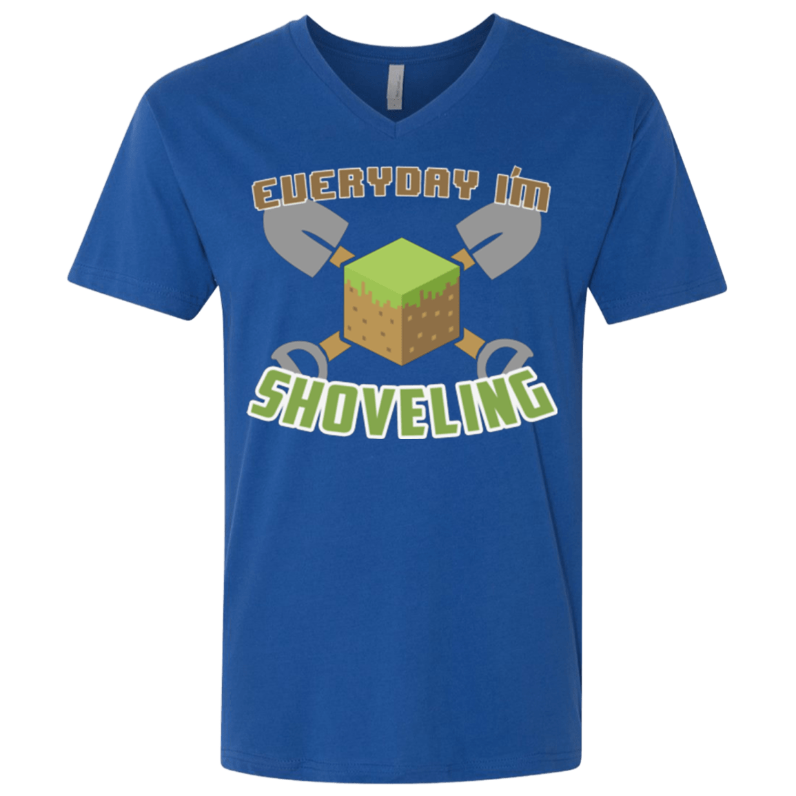 T-Shirts Royal / X-Small Everyday Shoveling Men's Premium V-Neck
