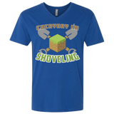 T-Shirts Royal / X-Small Everyday Shoveling Men's Premium V-Neck