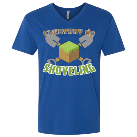 T-Shirts Royal / X-Small Everyday Shoveling Men's Premium V-Neck