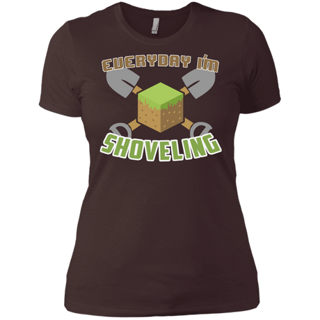 T-Shirts Dark Chocolate / X-Small Everyday Shoveling Women's Premium T-Shirt