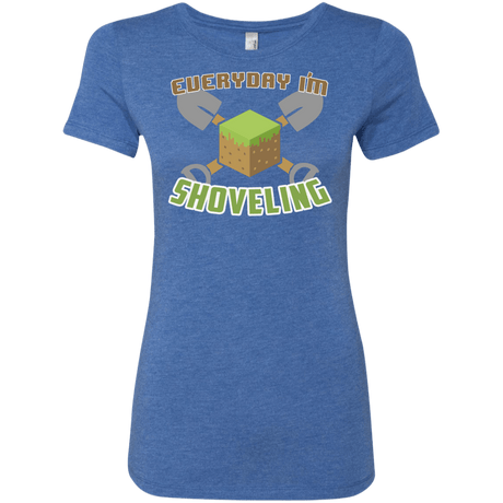 T-Shirts Vintage Royal / Small Everyday Shoveling Women's Triblend T-Shirt