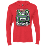 T-Shirts Vintage Red / X-Small Everything Is Creepy Mix Triblend Long Sleeve Hoodie Tee