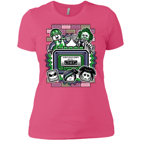 T-Shirts Hot Pink / X-Small Everything Is Creepy Mix Women's Premium T-Shirt