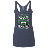 T-Shirts Vintage Navy / X-Small Everything Is Creepy Mix Women's Triblend Racerback Tank