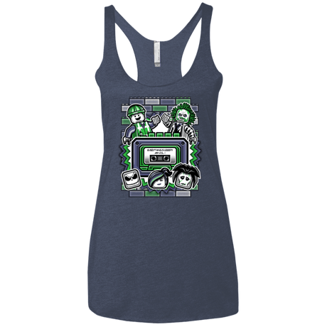 T-Shirts Vintage Navy / X-Small Everything Is Creepy Mix Women's Triblend Racerback Tank