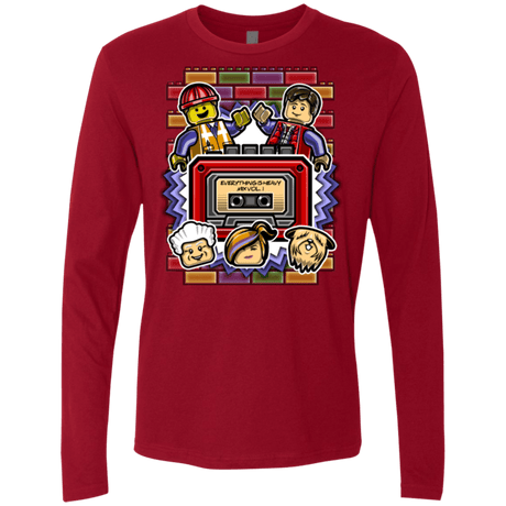T-Shirts Cardinal / Small Everything Is Heavy Mix Men's Premium Long Sleeve