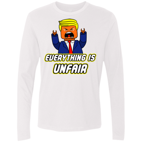 T-Shirts White / Small Everything Is Unfair Men's Premium Long Sleeve