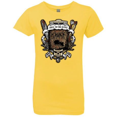 T-Shirts Vibrant Yellow / YXS Evil Crest Girls Premium T-Shirt