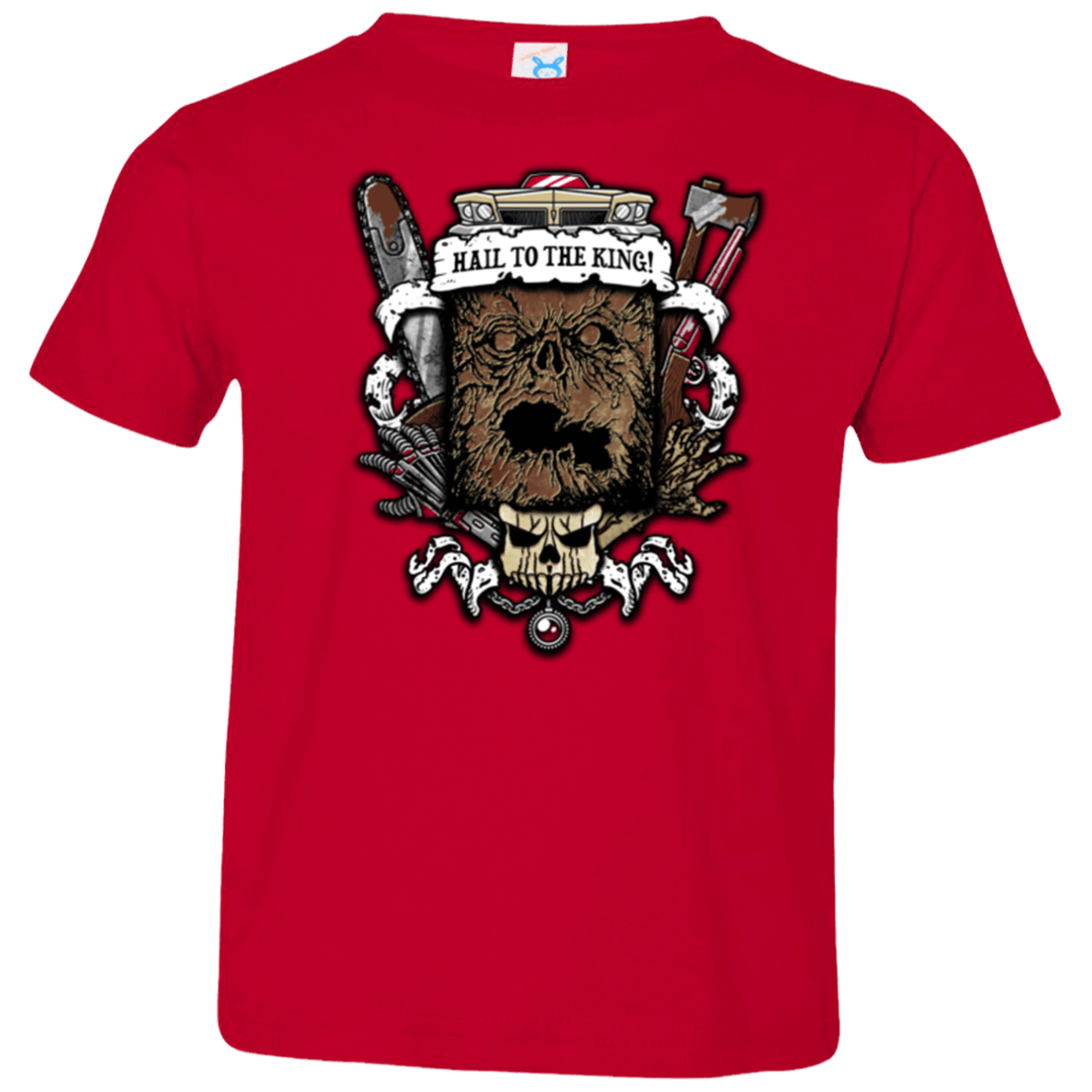 T-Shirts Red / 2T Evil Crest Toddler Premium T-Shirt